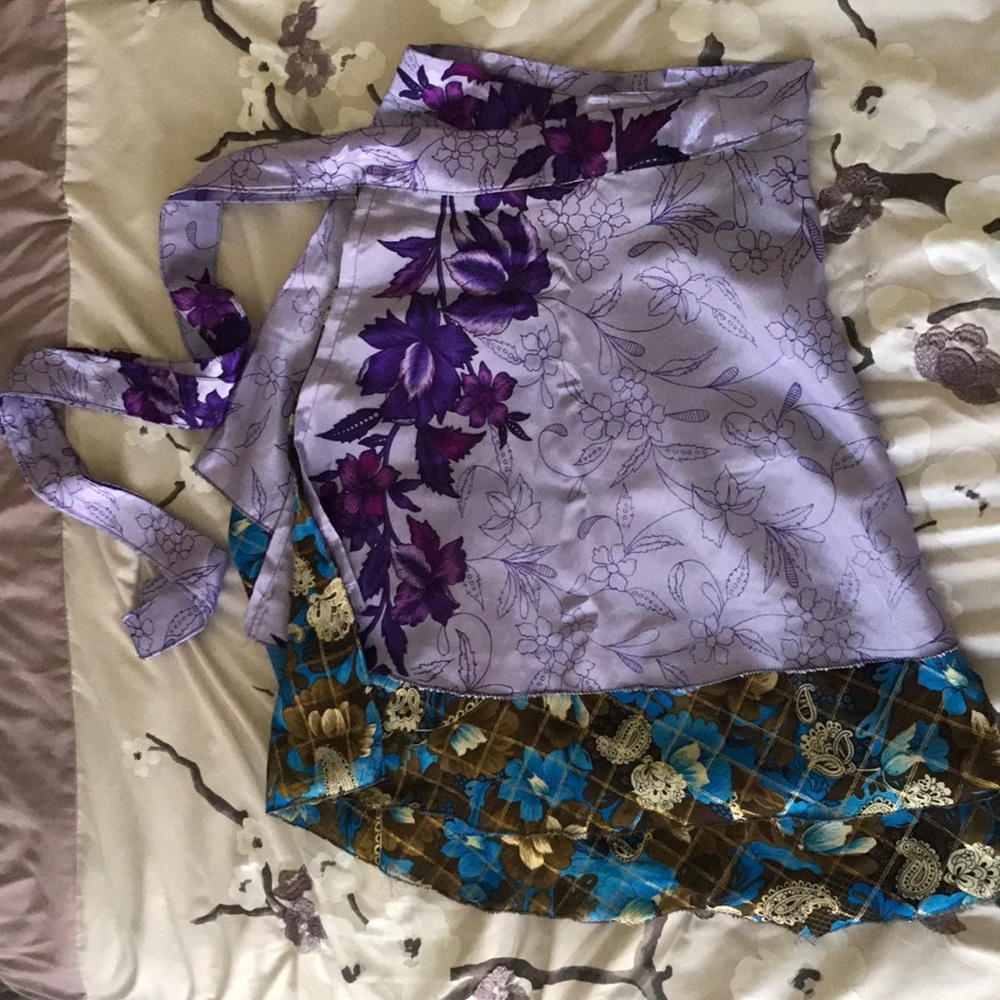 Earthbound Silk Wrap Skirt